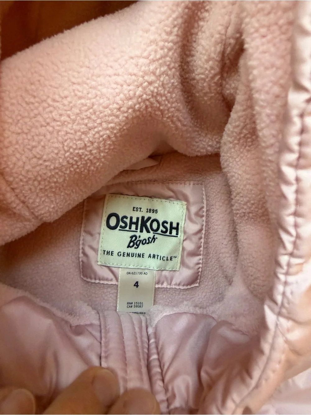 OshKosh B’gosh Pink Jacket 4